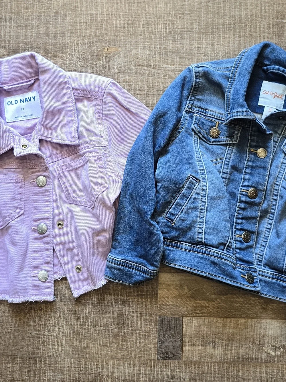 Kids' Purple & Denim Jackets